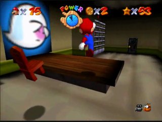 Mario 64 10) Manoir de big boo