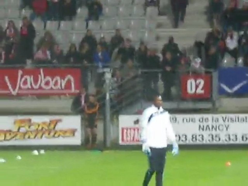Echauffement de l'OM