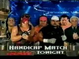 Kane & RVD vs Batista & 3 M. W. Handicap match Raw 12.16.02