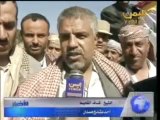 قافلة أبناء همدان تعبيرصادق عن وقوفهم ضد الإرهابيين الحوثيين