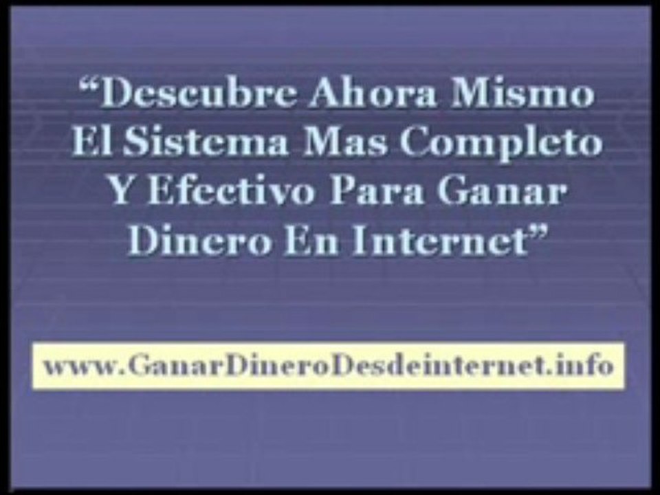 Ganar dinero desde internet - generar ingresos por internet