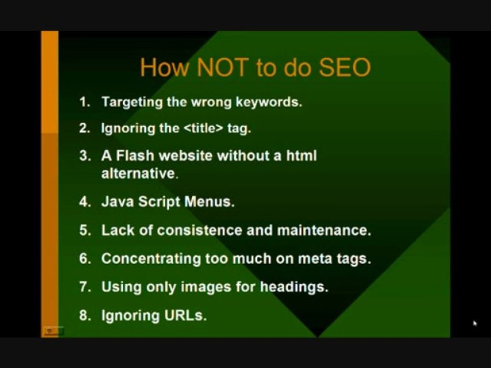 How NOT to do SEO