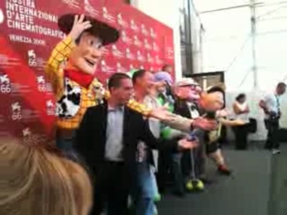 Pixar team at the Venice Film Festival