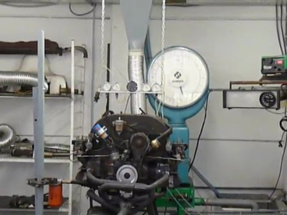 moteur vw cox 1776 de Jérôme au banc moteur chez Jean-Luc