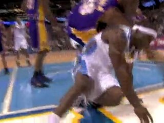 NBA Ty Lawson posterizes D J Mbenga