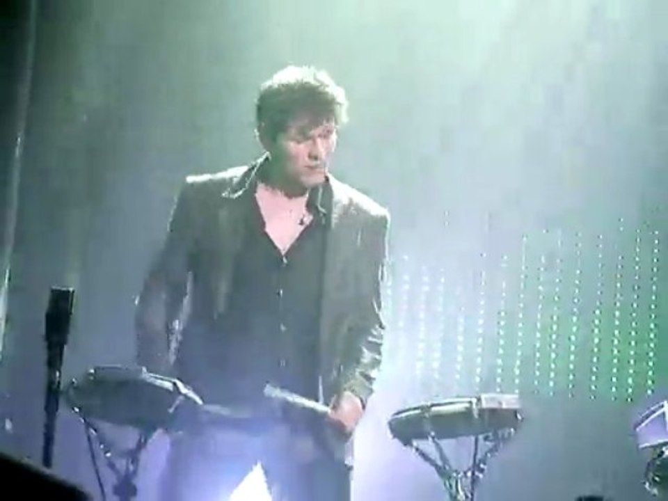 Morten avec A-Ha concert Bobino Paris 10-11-09