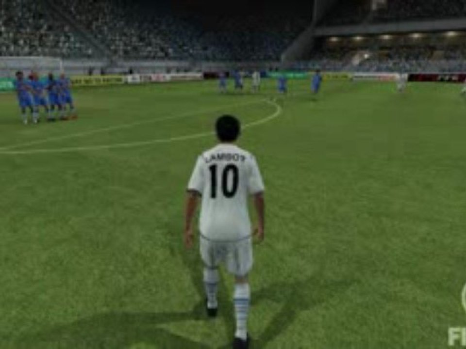 [FIFA 10] Petit pont sur coup franc!