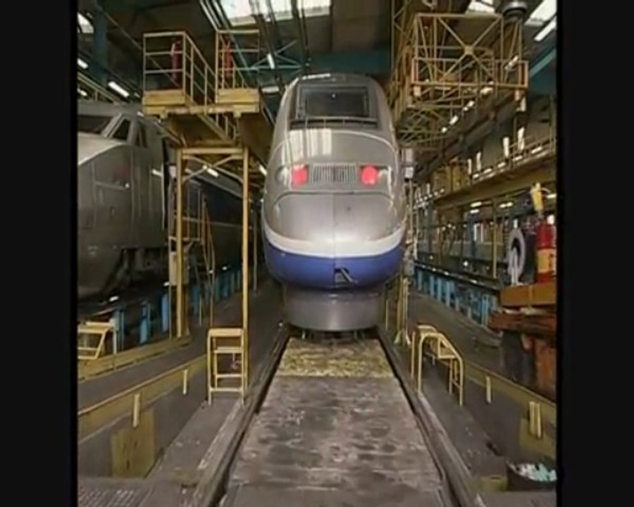 Entretien d'un TGV Duplex