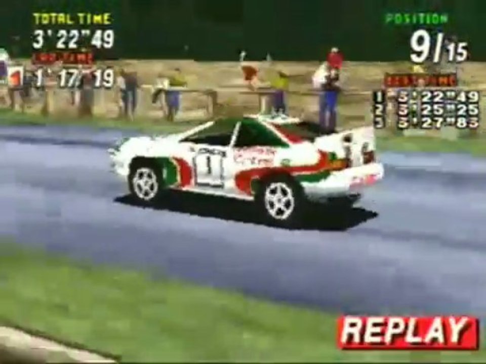 SEGA RALLY CHAMPIONSHIP 1995 CELICA 1/2 SATURN STEFGAMERS