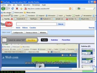 Dinero Con La Web - Botones Facebook Youtube Twitt