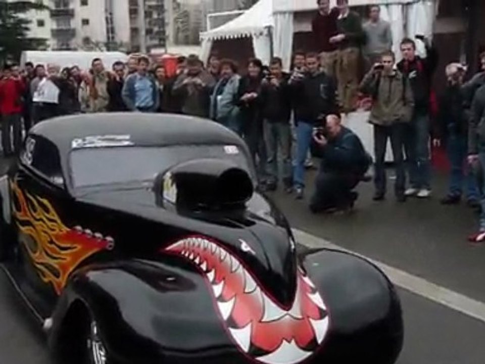Hot Rod Noir en warm up