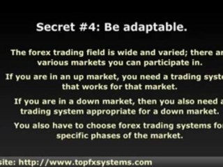 Forex Trading Top 7 Secrets - Your Road Map to Profits