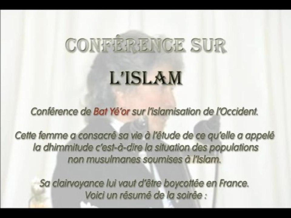 LE VIOL DE L'EUROPE - complement sur l'Islam - בת יאור