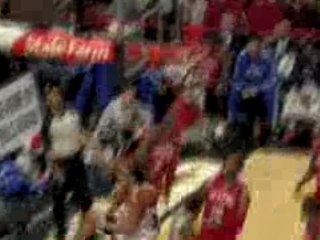 NBA Joakim Noah fires up the Chicago bench as he takes this