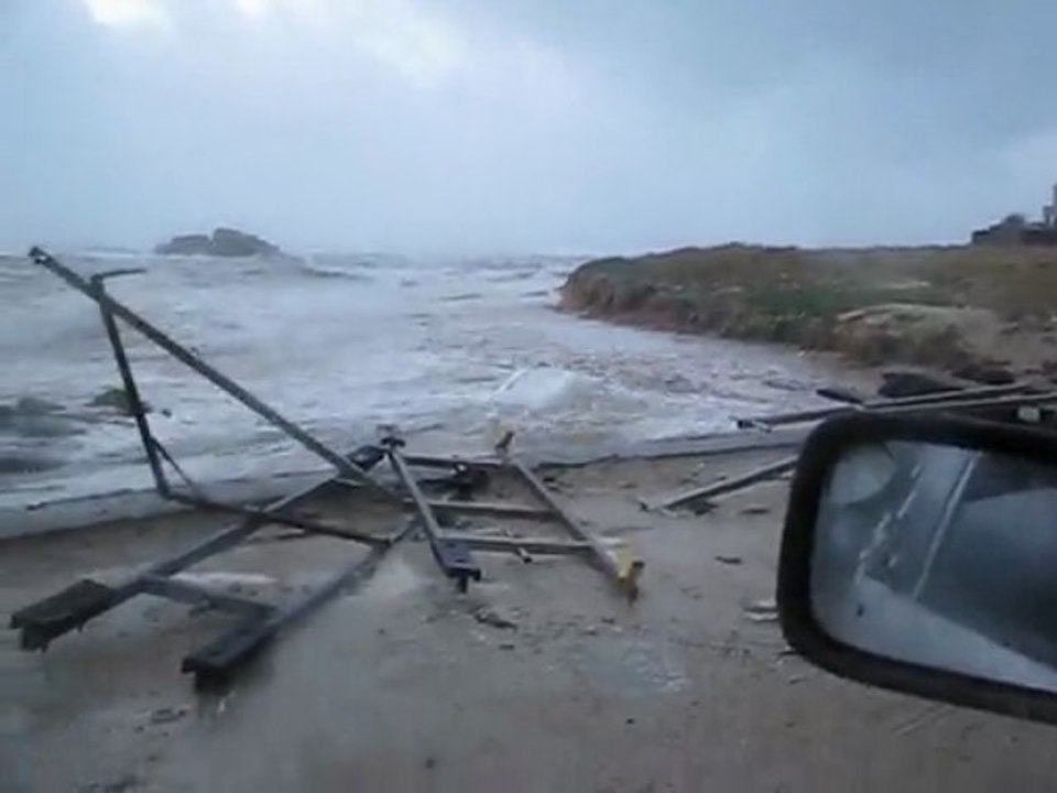 plouescat dans la tempete