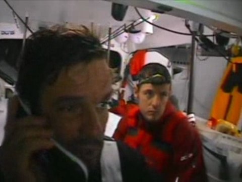 Message de Marc et Christopher à bord du monocoque DCNS 1000