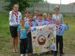 Echange des fresques des scouts français et roumains