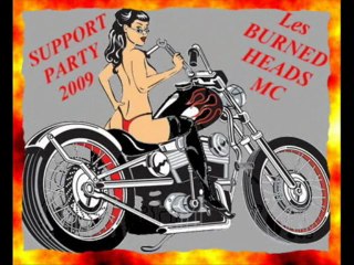 SUPPORT PARTY MC LES BURNED HEADS