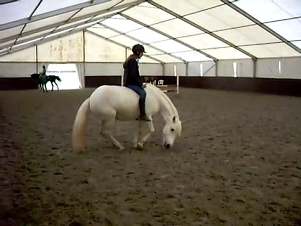 Coucher Mayoa à cheval