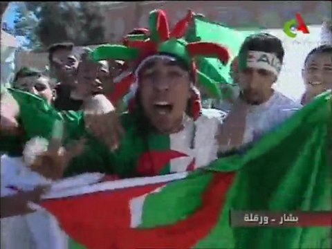 Victoire inchaallah...Ma3ak ya lkhadra n'dirou hala!...