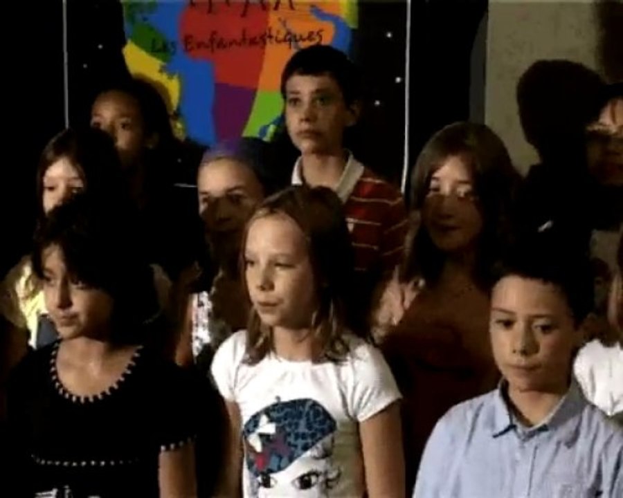 Les Enfantastiques chantent COPAINS DU MONDE choeur-chorale