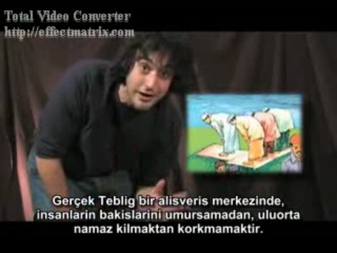 Müslümanım ve bununla gurur duyuyorum. Dünyaya mesaj