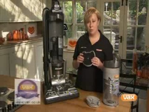 Changing the filter on your Vax Mach upright vacuum cleaner
