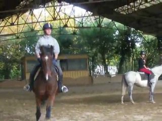 Séance d'obstacle chez Fred avec Prosper