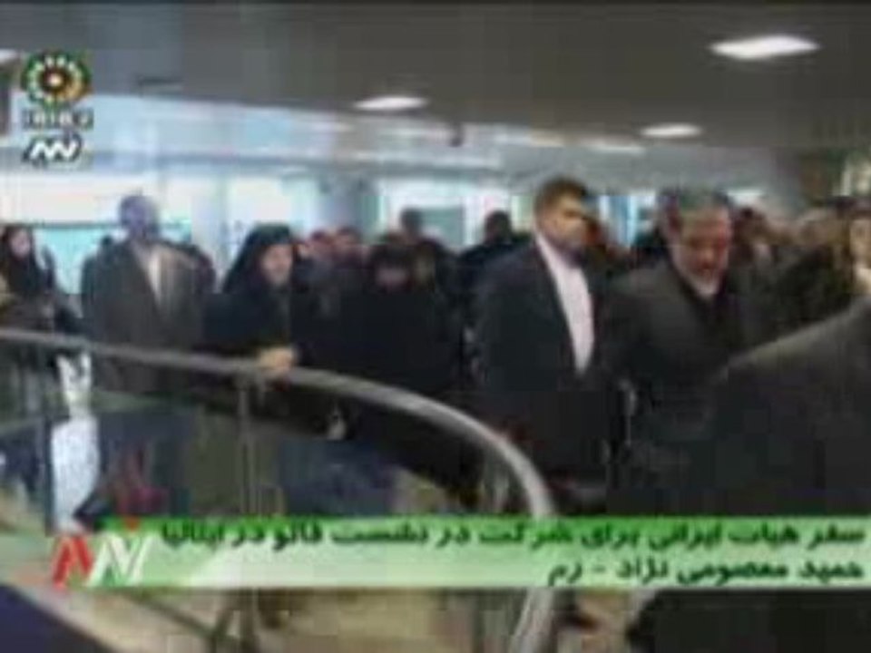 Ahmadinejad wife in UN FAO summit in Italy