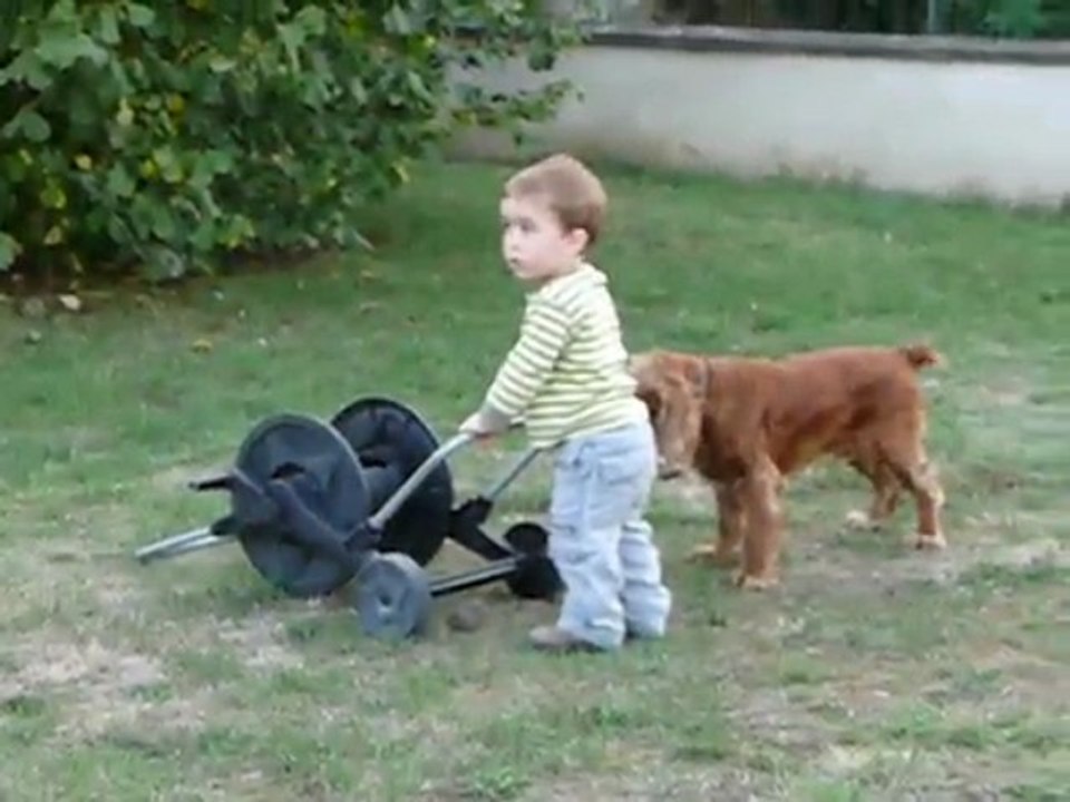 2009.09.22 - Eliott 2008 - trotteur improvisé