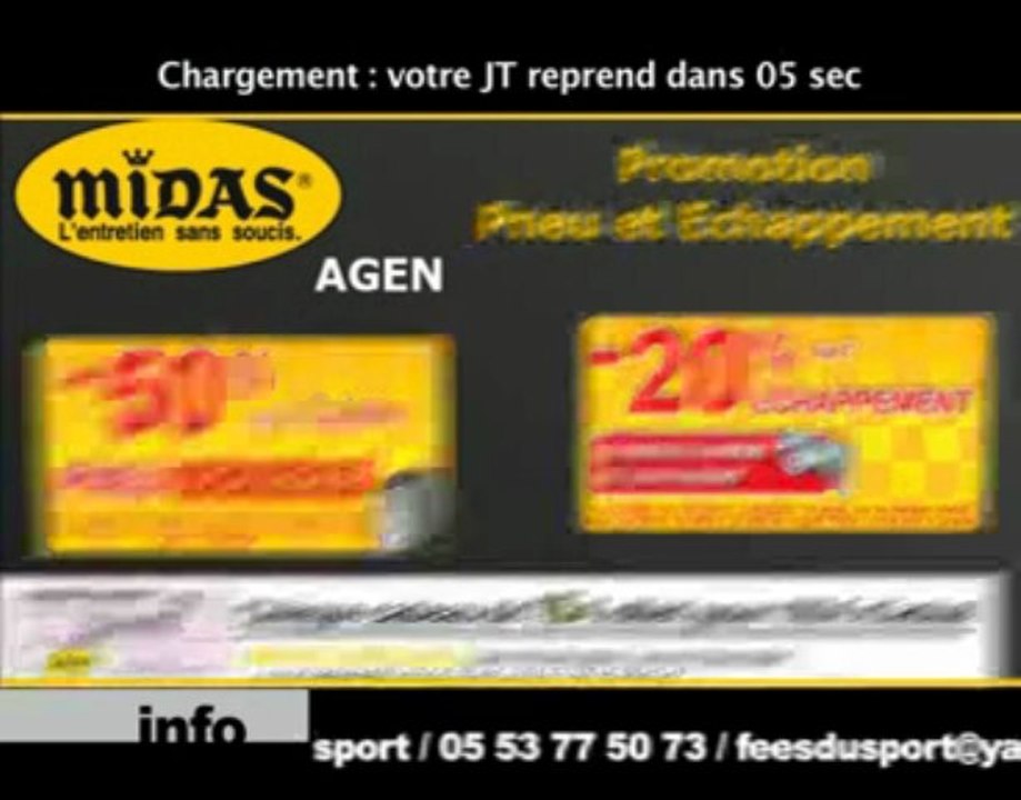 Promo47.fr - JT du 14/10/09 Travaux Boe Concession Peugeot -
