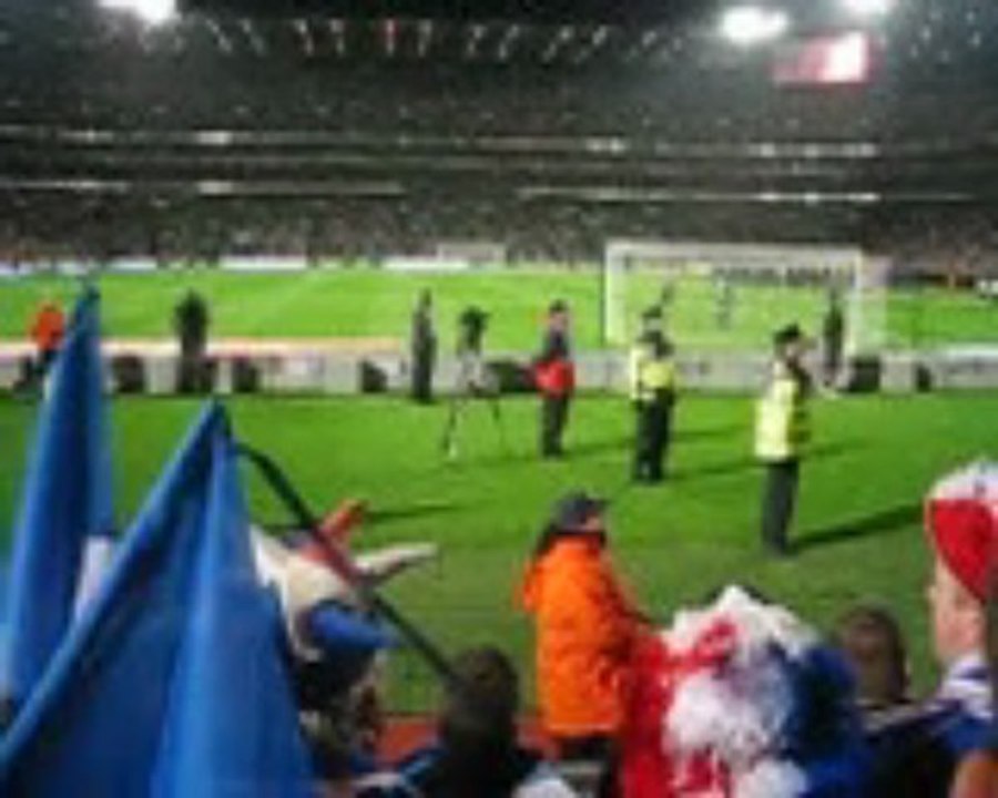 Hymne irlandais  Eire France Croke Park  14 Novembre 2009
