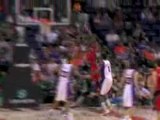 NBA Chris Bosh throws down a tough alley-oop pass from Jose