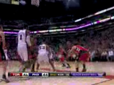 NBA Chris Bosh Block Grant Hill's layup.