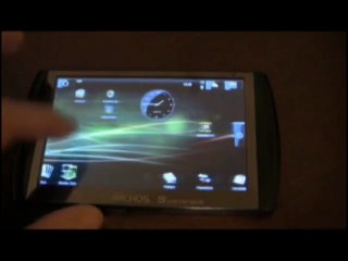 Test Archos 5IT : interface Android