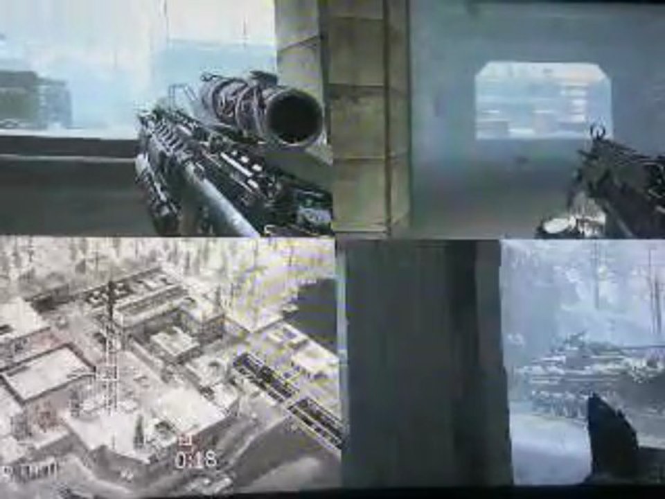 COD6 [partie2] ecran-partagé 4 joueurs