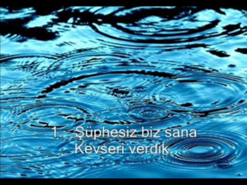 Kevser suresi