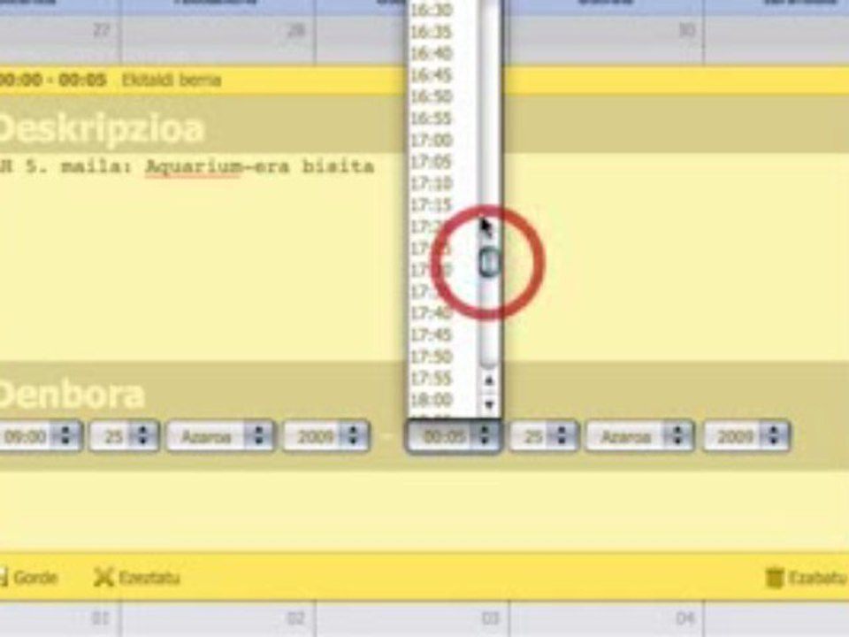 Agenda tutoriala