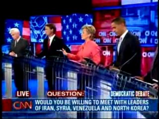 Debate Would You Meet with Iran Syria North Korea