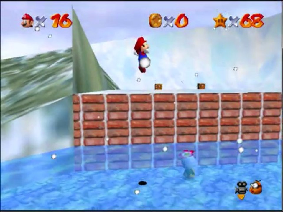 Mario 64 12) Chez le roi des neiges