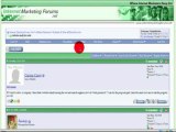 Website traffic generation using forums