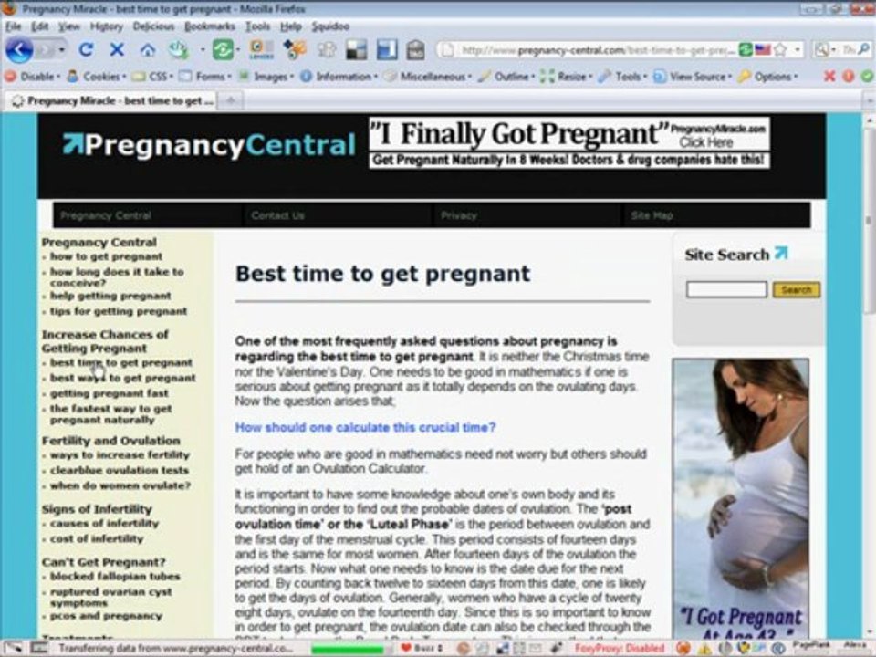 Best Time To Get Pregnant