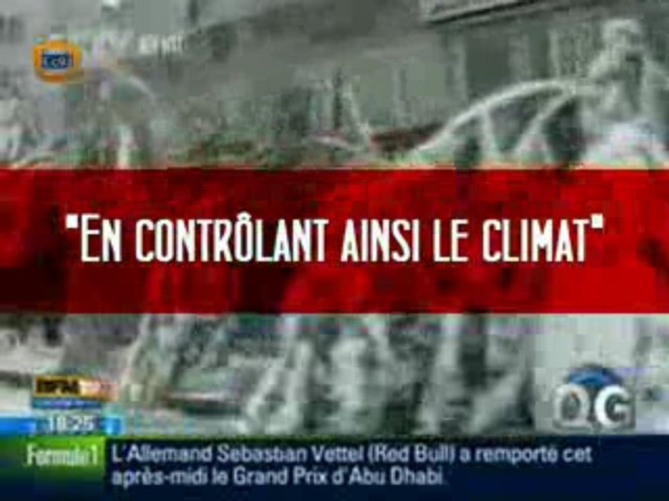 Modification du climat par le gouvernement chinois