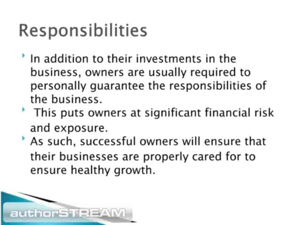 Role of an entrepreneur
