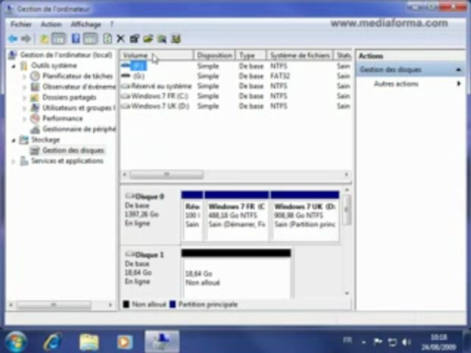 Formater un disque après son achat