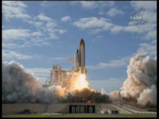 Partenza da Cape Canaveral della navicella Atlantis