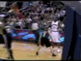 NBA Joe Johnson throws a wonderful pass to Josh Smith, who f