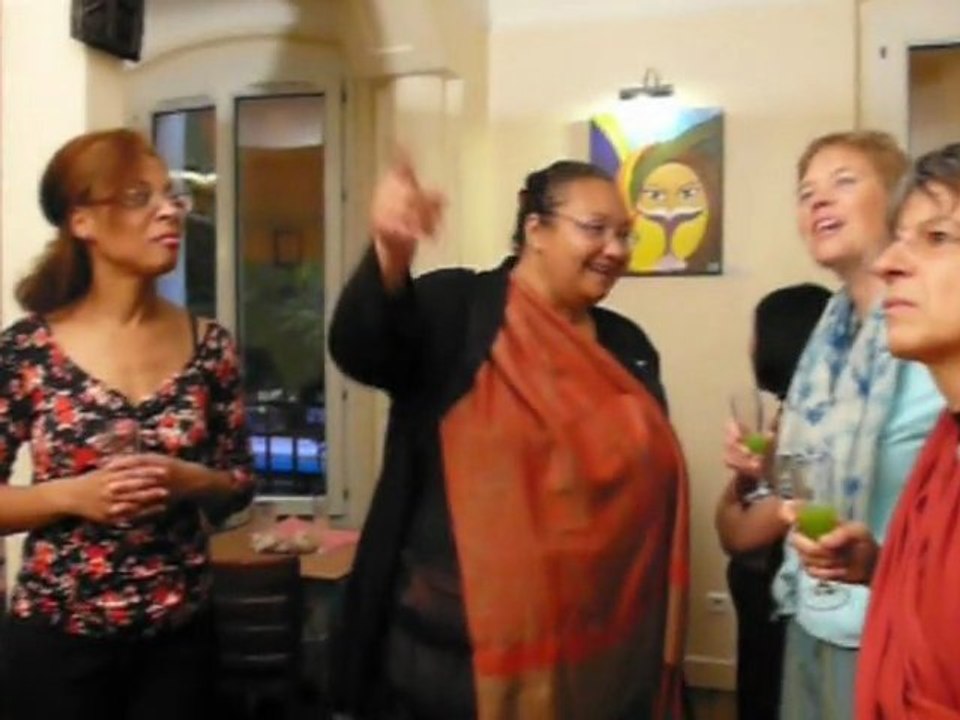 Vernissage de l'Exposition de Lucette le 06 octobre 2009