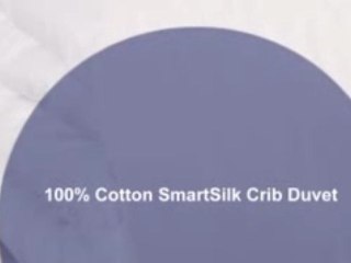 100% Cotton SmartSilk Crib Duvet