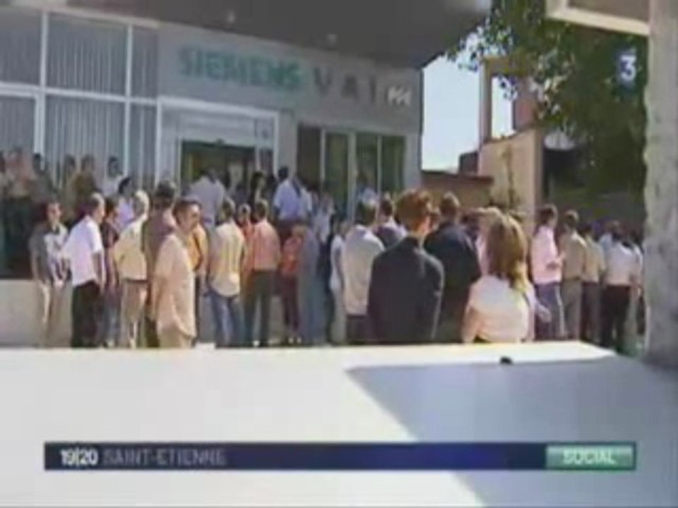 Comite central d'entreprise extraordinaire SIEMENS VAI MT